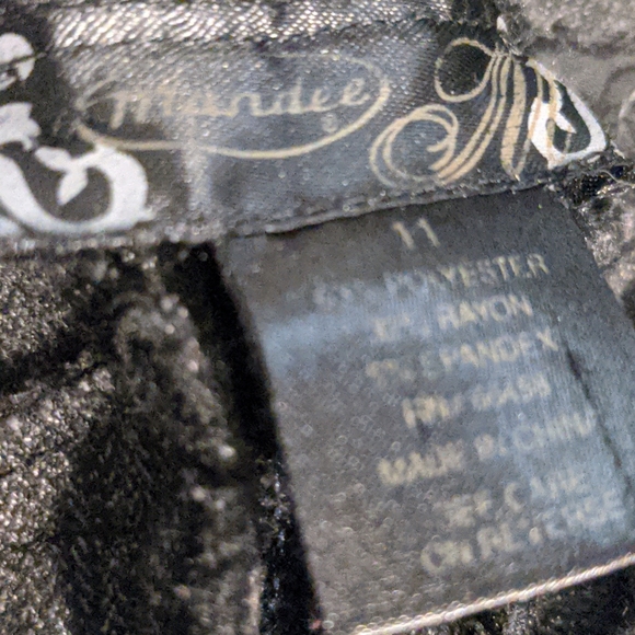 Mandee wide band work pants trouser with pinstripe - Picture 4 of 6